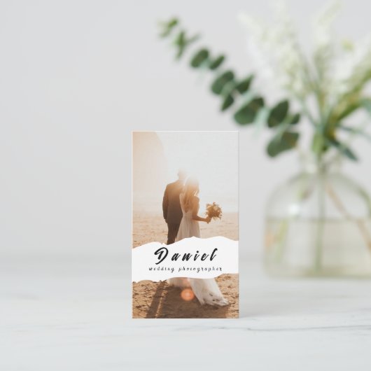 Capture your Special Day, Berufliche Fotografie Visitenkarte (Stehend Vorderseite)