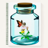 Captured Fairy Spiral Notebook Notizblock (Vorderseite)