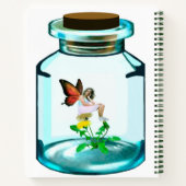 Captured Fairy Spiral Notebook Notizblock (Rückseite)