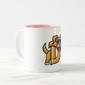 "'Captures canine beauty." Zweifarbige Tasse (Vorderseite Links)