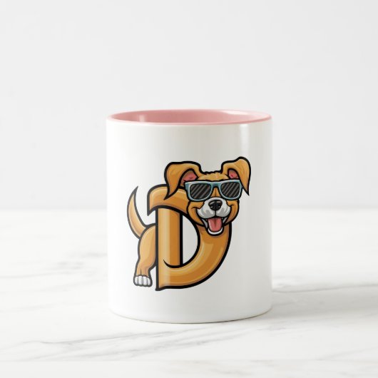 "'Captures canine beauty." Zweifarbige Tasse (Mittel)