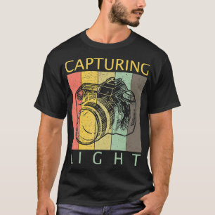 Capturing Light Photography Shirt Retro Vintage Te
