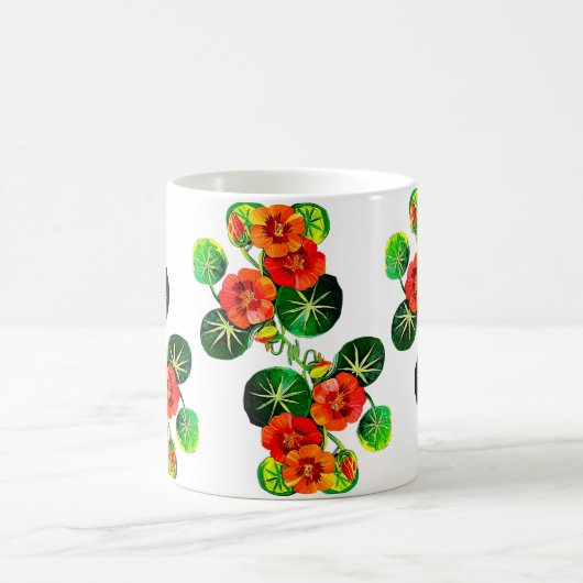 Capuchinha flor comestível kaffeetasse (Mittel)