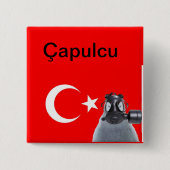 Capulcu Pinguin Button (Vorderseite)