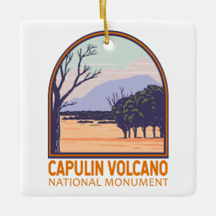 Capulin Volcano Vintages Nationaldenkmal Keramikornament
