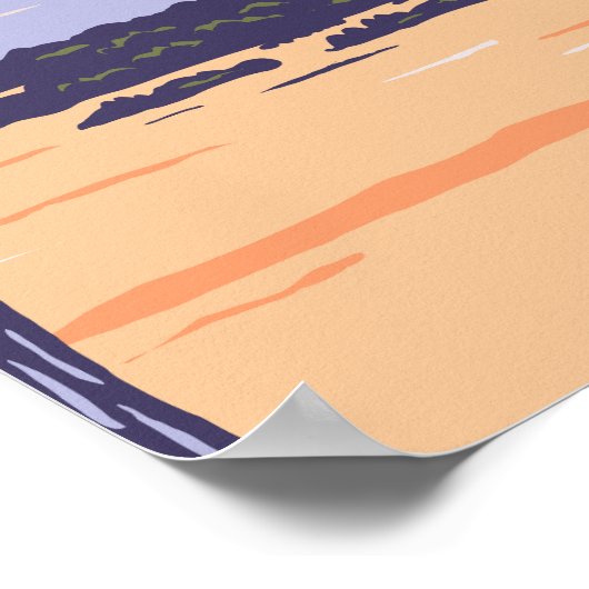 Capulin Volcano Vintages Nationaldenkmal Poster (Ecke)