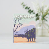 Capulin Volcano Vintages Nationaldenkmal Postkarte (Stehend Vorderseite)