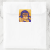 Caput Mortuum CHEETAH CHIMP STICKER (Tasche)