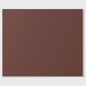 Caput mortuum (einfarbige Farbe) Geschenkpapier (Flach)
