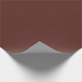 Caput mortuum (einfarbige Farbe) Geschenkpapier (Ecke)