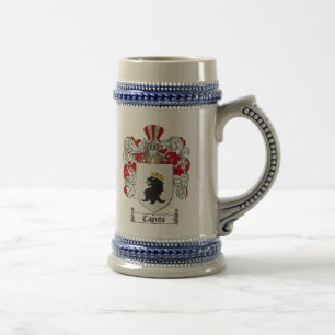 Caputo Wappen Stein/Caputo Familienwappen Bierglas