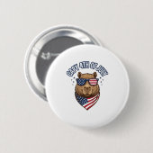 Capy 4. Juli Patriotischer Capybara Vektor Design_ Button (Vorne & Hinten)