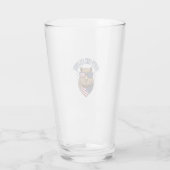 Capy 4. Juli Patriotischer Capybara Vektor Design_ Glas (Rückseite)