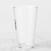 Capy 4. Juli Patriotischer Capybara Vektor Design_ Glas (Links)