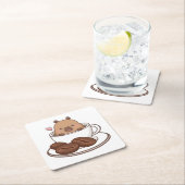 Capy Bara Coffee Cup Paper Untersetzer (Vor Ort)
