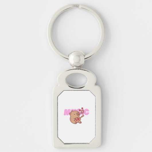 Capy Beats Key Fob Schlüsselanhänger (Vorderseite)