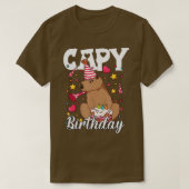 Capy Birthday Capybara Plush Cappybara T-Shirt (Design vorne)