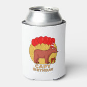 Capy Birthday Dosenkühler (Kanne Vorderseite)