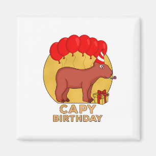 Capy Birthday Magnet