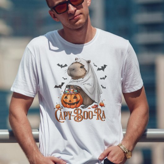 Capy-boo-ra Capybara Halloween Funny T - Shirt