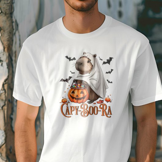 Capy-boo-ra Capybara Halloween Funny T - Shirt