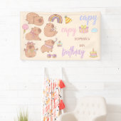 Capy capy birthday banner (Insitu)