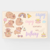 Capy capy birthday banner (Horizontal)