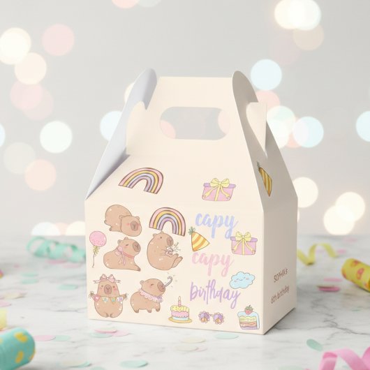 Capy capy birthday geschenkschachtel