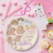 Capy capy birthday pappteller (Party)