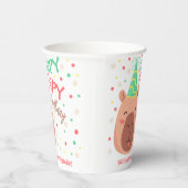 Capy capy capybara birthday pappbecher (Rechts)