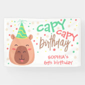 Capy capy Capybara Geburtstag Banner (Horizontal)