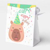 Capy capy Capybara Geburtstag Geschenkschachtel (Rückseite)