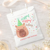 Capy capy Capybara Geburtstag Geschenktütchen (Ausgeschnitten)