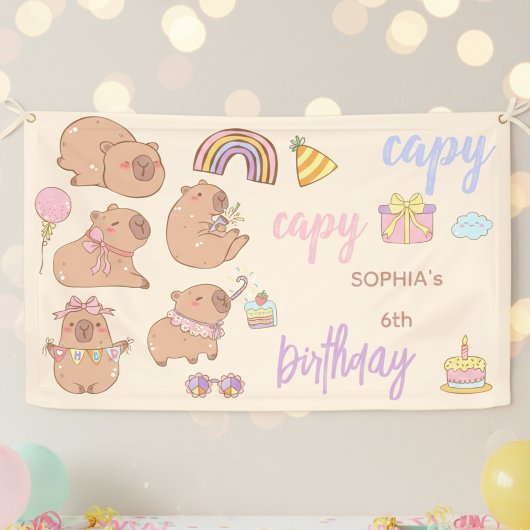 Capy capy Geburtstag Banner