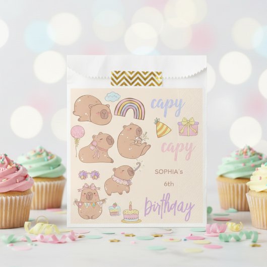 Capy capy Geburtstag Geschenktütchen