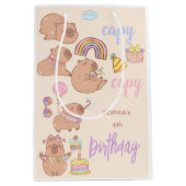 Capy capy Geburtstag Mittlere Geschenktüte (Vorderseite)