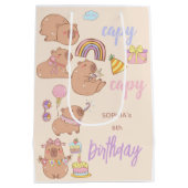 Capy capy Geburtstag Mittlere Geschenktüte (Rückseite)