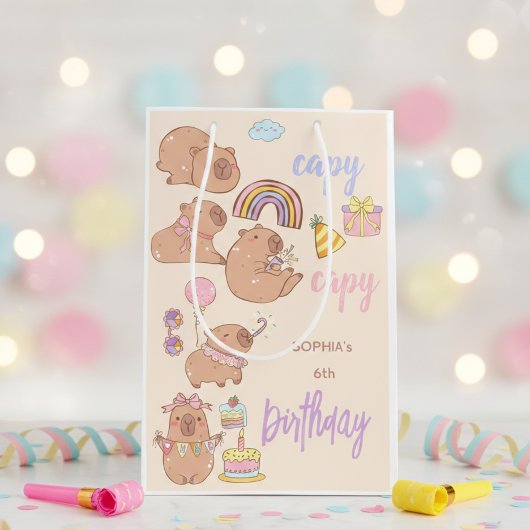 Capy capy Geburtstag Mittlere Geschenktüte