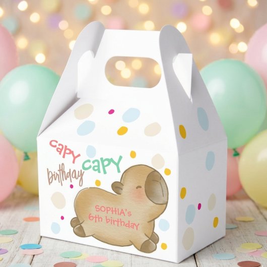 Capy-Capybara-Birthday Geschenkschachtel