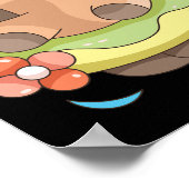 Capy Capybara Floatie Funny Xmas im Juli Mädchen K Poster (Ecke)