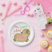 Capy-Capybara-Geburtstag Pappteller (Party)