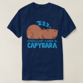Capy Chillin like a Capybara Pajama Capybara 1 T-Shirt (Design vorne)