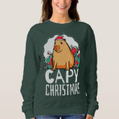 Capy Christmas Capybara Sweatshirt (Vorderseite)