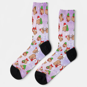 Capy Christmas Cozy Socken