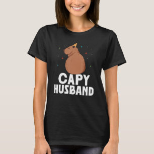 Capy Ehemann Nagetier Süß Capybaras Capybara Tier T-Shirt