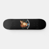 Capy Hanukkah Funny Jewish Capybara Hanukkah Gesch Skateboard (Horizontal)