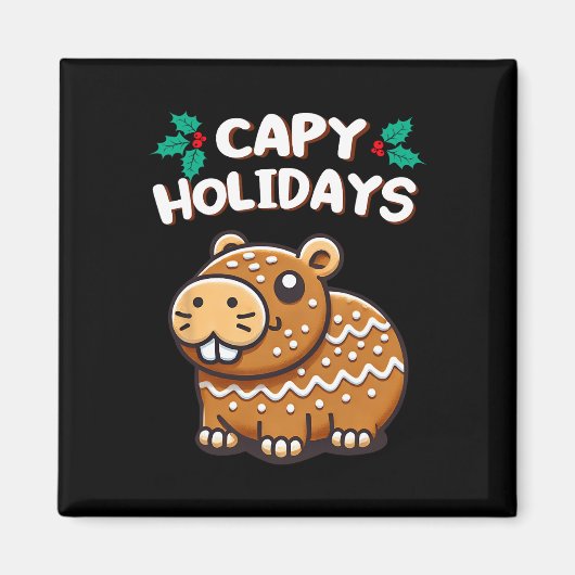 Capy Holidays Weihnachtsgebäck Lebkuchen Magnet (Vorne)