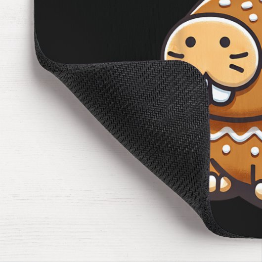 Capy Holidays Weihnachtsgebäck Lebkuchen Mousepad (Ecke)