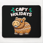 Capy Holidays Weihnachtsgebäck Lebkuchen Mousepad (Vorne)
