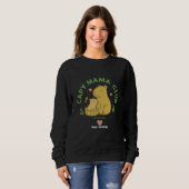 Capy Mama Club Cute Capybara Mom and Baby Retro Sweatshirt (Vorne ganz)